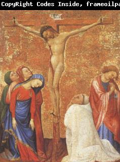 Jean de Beaumetz The Crucifixion with a Carthusian Monk